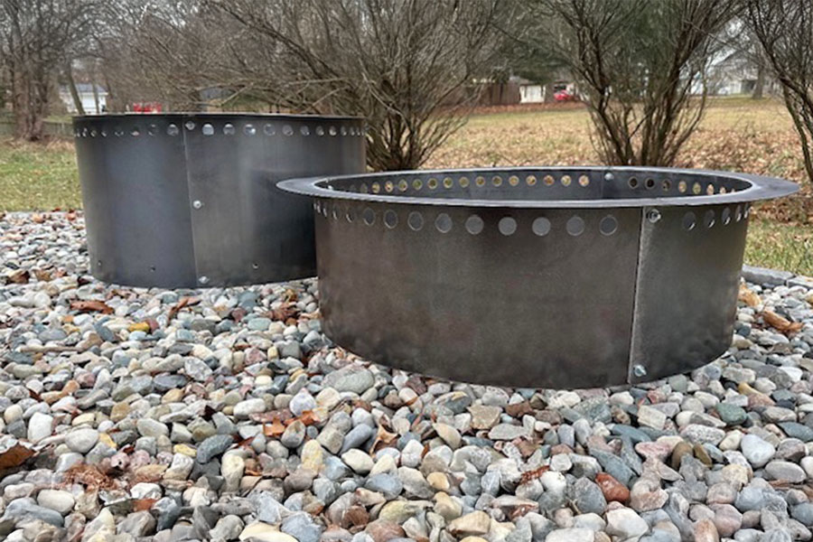 Fire Pit Metal Rings