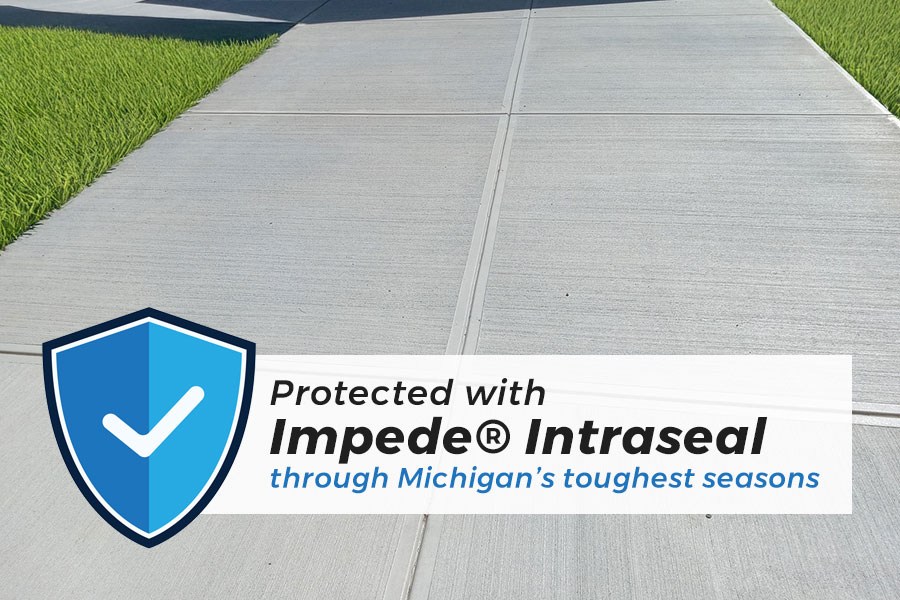 Sealed Concrete Driveway