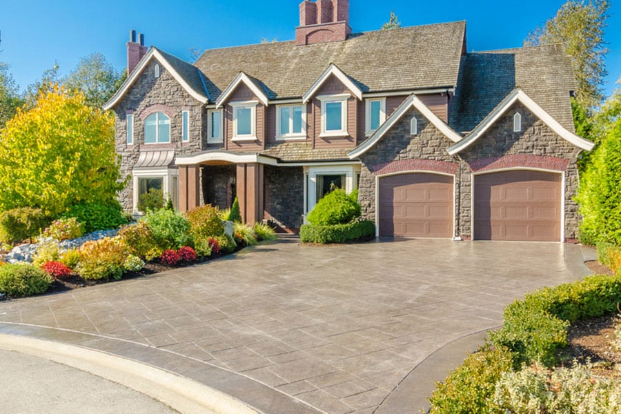 Decorative Concrete Driveway