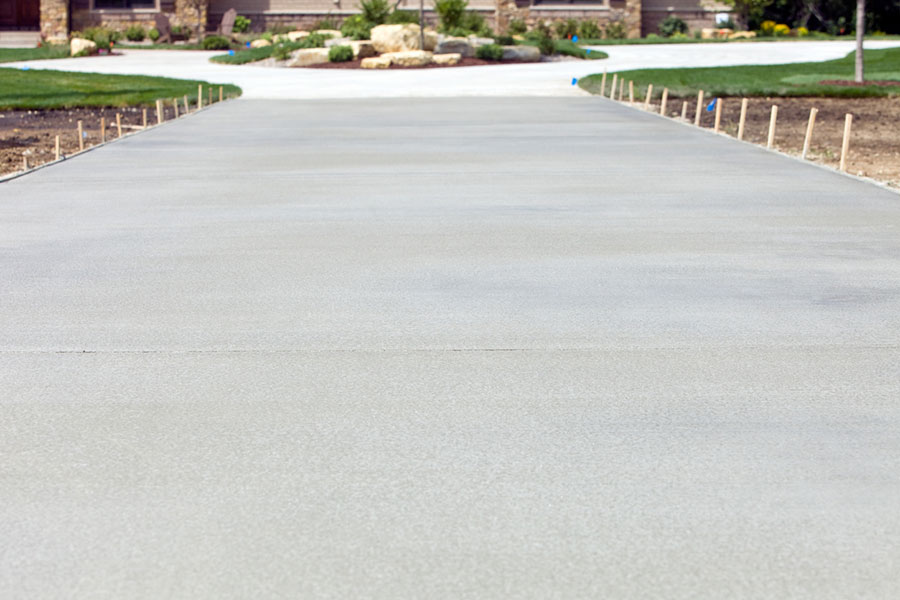 New Concrete Driveway